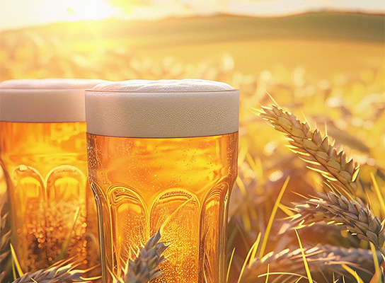 맥주의 시원함 그대로